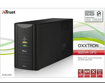Trust Oxxtron UPS Gruppo di Continuità 800va pc