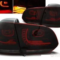 Fanali posteriori a led rosso fume vw golf 6