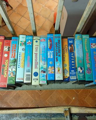 Videocassette originali Walt  Disney, anni 90 
