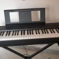 pianoforte digitale yamaha p45 con custodia