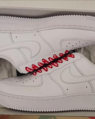 Nike Air Force 1 Low Supreme (Donna) White