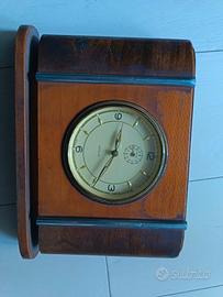 Orologio-sveglia Veglia anni '60 in legno