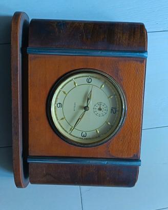 Orologio-sveglia Veglia anni '60 in legno