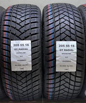 4 gomme 205 55 16 gt radial a1597