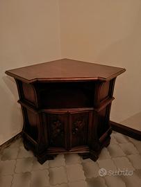 Mobile TV angolo in legno 