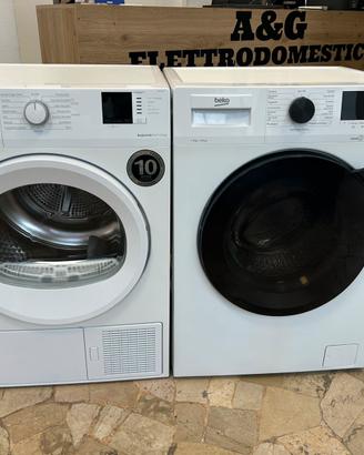 Set Lavatrice Beko 9kg asciugatrice Beko 8kg