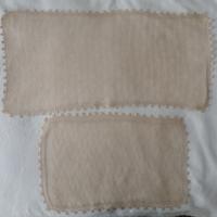 2 Runner / centrini uncinetto vintage ecru