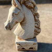 Statua cavallo testa cavallo scultura animale