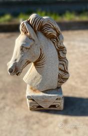 Statua cavallo testa cavallo scultura animale