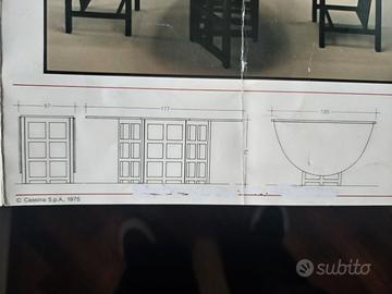 tavolo Charles Mackintosh anni 70
