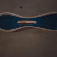  Waveboard OXELOBOARD CLASSIC blu e bia Skateboard