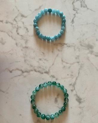 Bracciali  di perle di pietra naturale