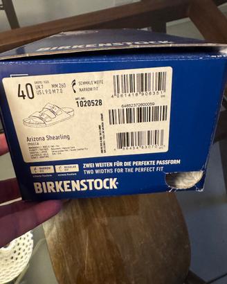 Birkenstock Arizona con pelliccia agnello. N. 40.