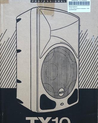 Alto Professional—TX10—2 Casse attive 2 vie 280 W
