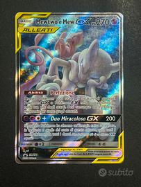 Mewtwo&Mew GX promo pokemon Sole e Luna