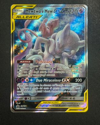 Mewtwo&Mew GX promo pokemon Sole e Luna