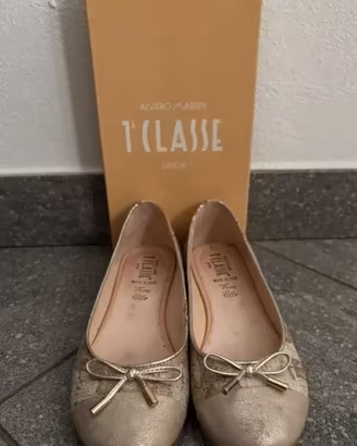 Ballerine prima classe Alviero Martini - beige oro