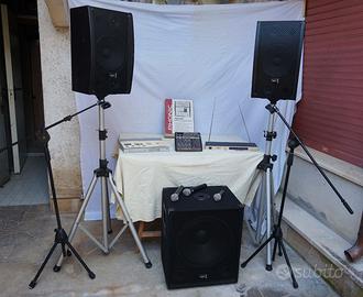 IMPIANTO MIXER-AUDIO PROFESSIONALE