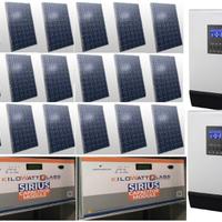 Fotovoltaico 3 Kw accumulo al litio da 10.2 kWh