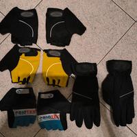 set guanti ciclismo tg.XL