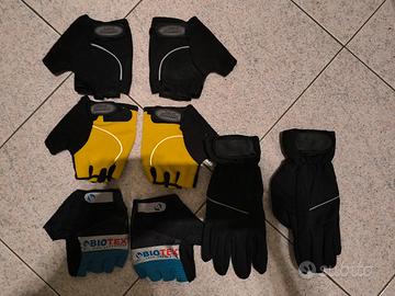 set guanti ciclismo tg.XL