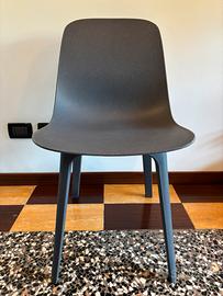 SET 5 sedie IKEA “Odger” blu scuro effetto sughero