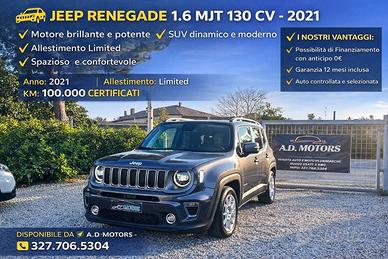 Jeep Renegade 1.6 Mjt 130 CV Limited