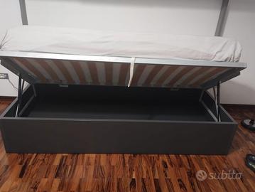 Letto Singolo contenitore con materasso