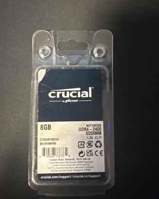 Ram Crucial DDR4 2400 Notebook
