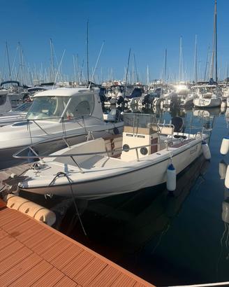 BARCA OPEN  CAPELLI LASER 19  CE+SUZUKI 115CV+ACCE
