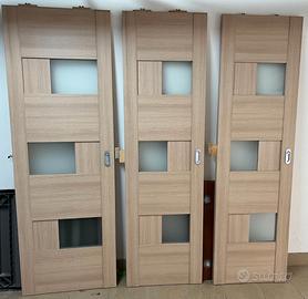 Porte scorrevoli rovere sbiancato
