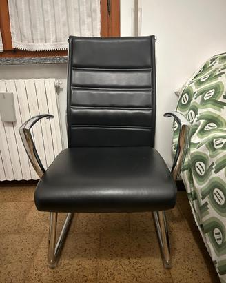 Sedia da ufficio in pelle