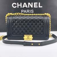 Borsa a tracolla nuova Chanel in pelle di agnello