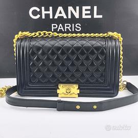 Borsa a tracolla nuova Chanel in pelle di agnello
