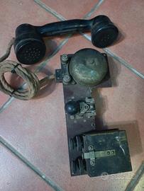 Antico Telefono Militare Da Trincea 