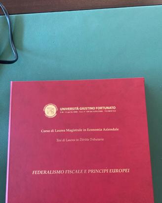 Tesi di Laurea in Diritto Tributario