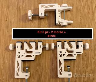 Morse per sciolina (3pz) con pinza blocca sci.