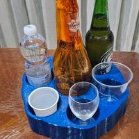 Porta bicchieri, bottiglie, brocca Spritz antisciv