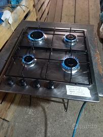 piano cottura acciaio inox 60x50 