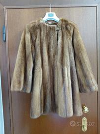 Cappotto visone miele