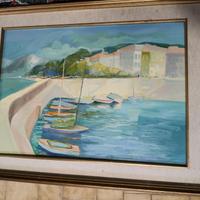 Quadro con barche 