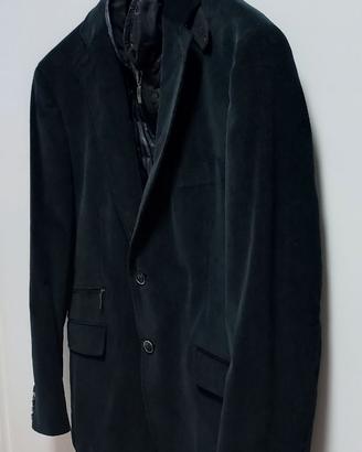Giacca in velluto Linea Slim Fit Gilet Rimovibile