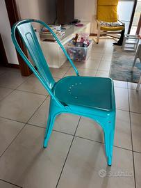 Sedia in metallo industrial