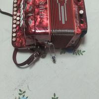 Organetto fisarmonica diatonico 2 bassi Giustozzi