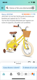 Bicicletta per bambini 16 pollici, bello stato