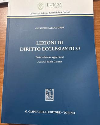 Testo diritto ecesiastico.