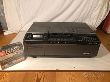 Betamax Sony Videocassette Recorder SL-8000E+BASF