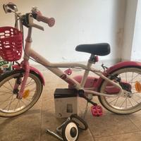 Bicicletta bambina 4/6 anni btwin 500 - 16 pollici