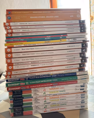 Libri scolastici 1^, 2^, 3^ media. 