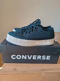 Converse All Star platform nere